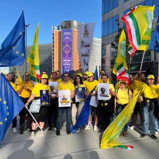 Coldiretti, giovani agricoltori dalla Lombardia in piazza a Bruxelles: «Protesta contro tecnocrazia Von Der Leyen»