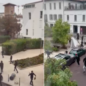 Cestini rovesciati e urla dai balconi, ma il video non è di Busto. L’appello a fermare la catena della paura