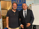 A sinistra don Paolo Alliata e il presidente Ucid Roberto Caironi A sinistra don Paolo Alliata e il presidente Ucid Roberto Caironi
