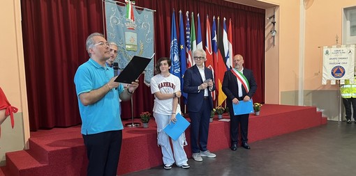 Un'immagina della cerimonia dello scorso giugno a Olgiate