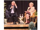 Ferruccio De Bortoli sul palco del San Giovanni Bosco con Marilena Lualdi