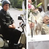 In Vespa (foto da Il Dialogo) e in occasione dei 90 anni (foto da Oratorio Prospiano per i suoi 90 anni) In Vespa (foto da Il Dialogo) e in occasione dei 90 anni (foto da Oratorio Prospiano per i suoi 90 anni)