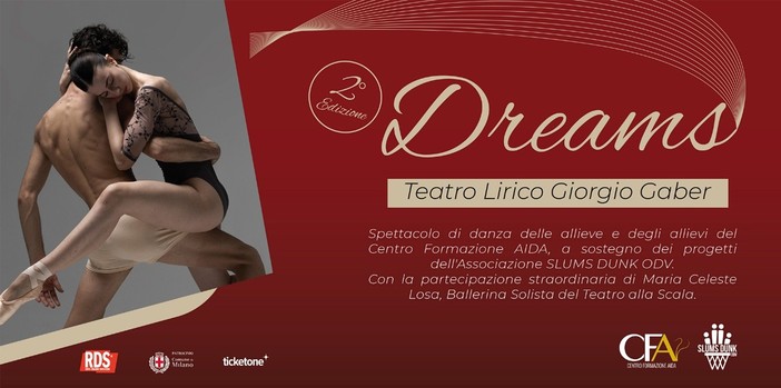 Al Teatro Gaber “Dreams”, ponte tra danza di qualità e solidarietà