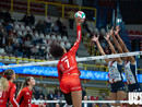 Valentina Diouf in una fase di gioco contro Bergamo (foto Uyba - Gabriele Alemani) Valentina Diouf in una fase di gioco contro Bergamo (foto Uyba - Gabriele Alemani)