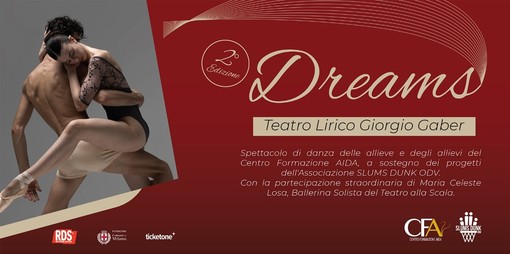 Al Teatro Gaber “Dreams”, ponte tra danza di qualità e solidarietà