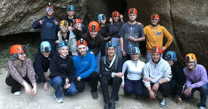 Gli studenti del Crespi in Erasmus durante un'escursione in Andalusia