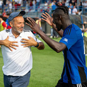 Mister Roberto Gatti e Monteiro Barbosa, è il giorno dei vincenti (foto Alessandro Umberto Galbiati) Mister Roberto Gatti e Monteiro Barbosa, è il giorno dei vincenti (foto Alessandro Umberto Galbiati)