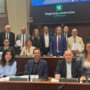 Il gruppo consiliare di Fratelli d'Italia e, sotto, il consigliere Romana Dell'Erba Il gruppo consiliare di Fratelli d'Italia e, sotto, il consigliere Romana Dell'Erba