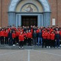 Il gruppo in partenza stamattina