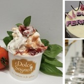 La Caprese, gelato che introduce anche al pasto di Ferragosto. Una delle ricette proposte da Lucia Sapia La Caprese, gelato che introduce anche al pasto di Ferragosto. Una delle ricette proposte da Lucia Sapia