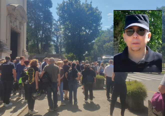 L’abbraccio di tanti amici per Fabio Vidili, infermiere amatissimo: «Eri e resterai sempre luce»
