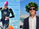 Stefano Ghisolfo durante una gara e il giorno della laurea Stefano Ghisolfo durante una gara e il giorno della laurea