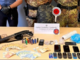 Il materiale sequestrato dai carabinieri Il materiale sequestrato dai carabinieri