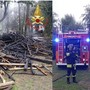 Fagnano, in fiamme due capanni degli attrezzi e un pollaio
