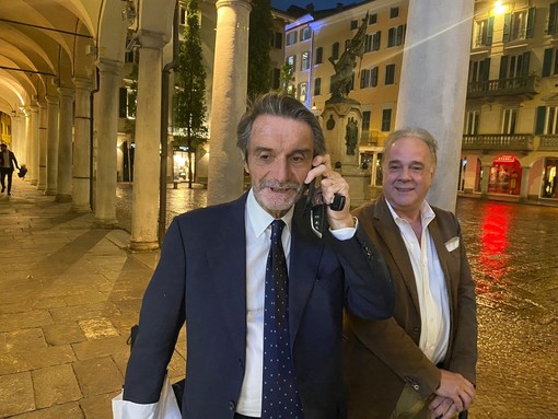 Fontana in Lega a Varese: «Mia ricandidatura? Ve lo dirò quando accadrà. Il centrodestra tornerà a vincere come il Milan»