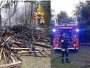 Fagnano, in fiamme due capanni degli attrezzi e un pollaio Fagnano, in fiamme due capanni degli attrezzi e un pollaio