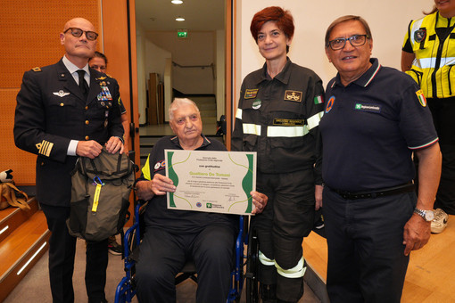 Gualtiero alla premiazione dello scorso settembre