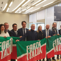 Il gruppo di Forza Italia, cui si è aggiunta Marisa Cesana (nel riquadro)