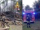 Fagnano, in fiamme due capanni degli attrezzi e un pollaio
