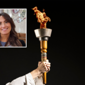 Nel riquadro, Claudia Mazzetti, assessore allo Sport e alla Cultura