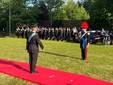 Alcuni momenti della cerimonia tenutasi questo pomeriggio al Comando Provinciale di Varese
