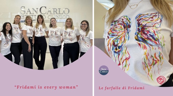 San Carlo, una farfalla con Fridami per “La Casa di Chiara”