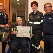 Gualtiero alla premiazione dello scorso settembre