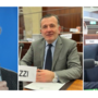 Da sinistra: il presidente Fontana e i consiglieri Ferrazzi e Marrelli