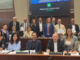 Il gruppo consiliare di Fratelli d'Italia e, sotto, il consigliere Romana Dell'Erba Il gruppo consiliare di Fratelli d'Italia e, sotto, il consigliere Romana Dell'Erba
