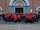 Il gruppo in partenza stamattina