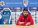 Leandro Greco, allenatore della Pro Patria alla vigilia del match col Brescia