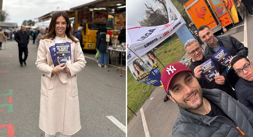 Sicurezza e giustizia, gazebo della Lega in attesa di Molteni Sicurezza e giustizia, gazebo della Lega in attesa di Molteni