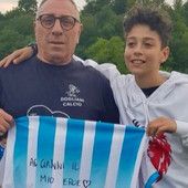 La foto del primo incontro tra Gianni Spinosa e Gabriele Brizio La foto del primo incontro tra Gianni Spinosa e Gabriele Brizio