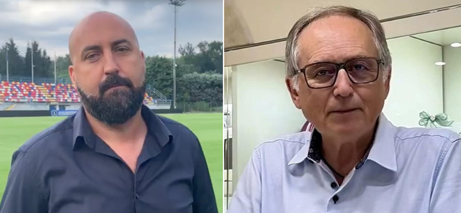 Da sinistra, Carmine Gorrasi e Mario Roggero Da sinistra, Carmine Gorrasi e Mario Roggero