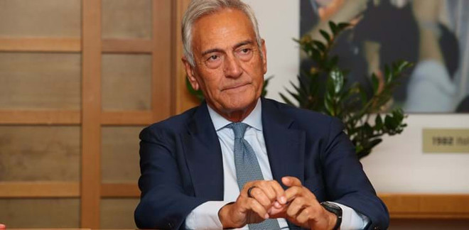 Il presidente Gravina