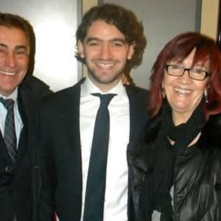 Ernestino e Nicolò Ramella, che con Mattia hanno dovuto dire addio alla carissima Giovanna