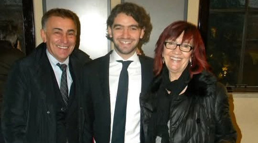 Ernestino e Nicolò Ramella, che con Mattia hanno dovuto dire addio alla carissima Giovanna