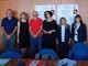 Da sinistra alla presentazione della nuova edizione dei Giovani Pensatori Giuseppe Carcano, Stefania Barile, Fabio Minazzi, Florinda Cambria, Giovanna Brebbia e Graziella Segat