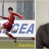 Nicolas Giani con la maglia della Pro Patria in uno scatto di Antonio Saia diffuso dal Bustocco.it e in una foto dal suo profilo di Facebook Nicolas Giani con la maglia della Pro Patria in uno scatto di Antonio Saia diffuso dal Bustocco.it e in una foto dal suo profilo di Facebook