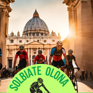 «Un viaggio che va oltre la meta»: sette ciclisti del G.S. Solbiatese pedalano verso Roma