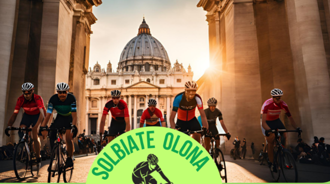 «Un viaggio che va oltre la meta»: sette ciclisti del G.S. Solbiatese pedalano verso Roma