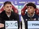 Leandro Greco e Giorgio Citterio in conferenza stampa dopo Cittadella-Pro Patria 0-0