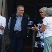 Marco durante una premiazione a Crespi d'Adda nel ricordo dell'amico Francesco Bonfanti Marco durante una premiazione a Crespi d'Adda nel ricordo dell'amico Francesco Bonfanti