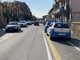 Scontro auto moto in viale Belforte, ripercussioni sul traffico