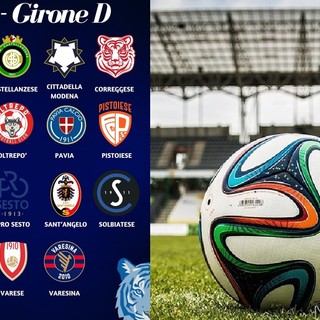 La composizione del girone D Serie D 26/27 (grafica del raggruppamento a cura di Aurora Pro Patria 1919)