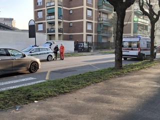 L'incidente avvenuto in via Castelfidardo