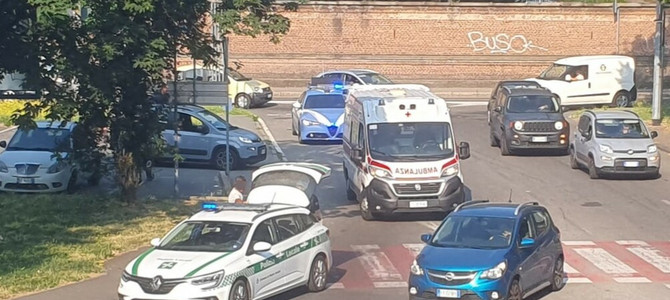 Busto, ciclista investita in via Mazzini