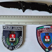 Controlli della Polizia Locale a Legnano, due denunce: coltello e fuga in monopattino