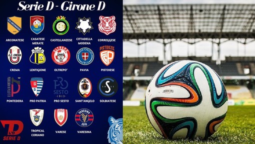 La composizione del girone D Serie D 26/27 (grafica del raggruppamento a cura di Aurora Pro Patria 1919)
