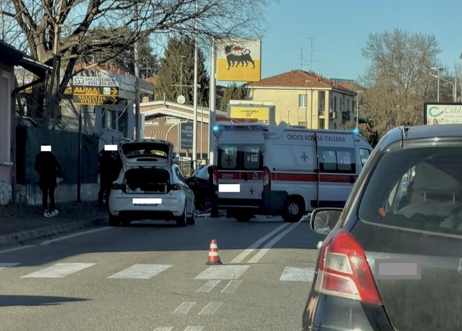 Busto, incidente in via Firenze: coinvolti anche due bambini